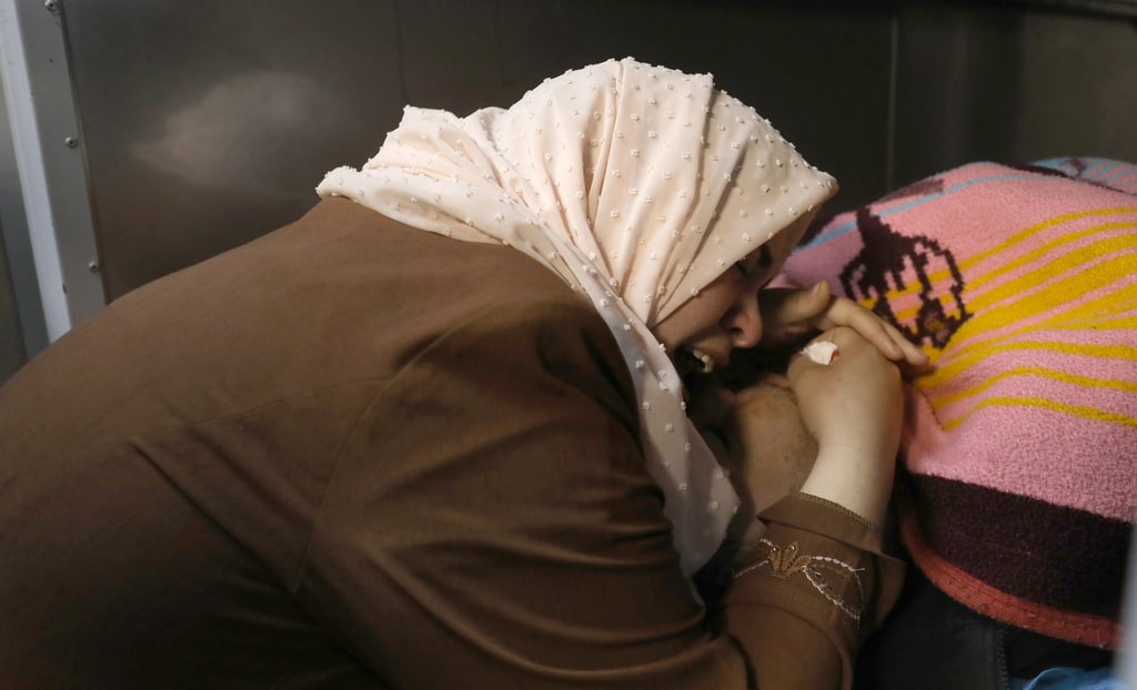 מוחמד חסאן עאסף  Mouhamad Hassan Asef funeral grief 