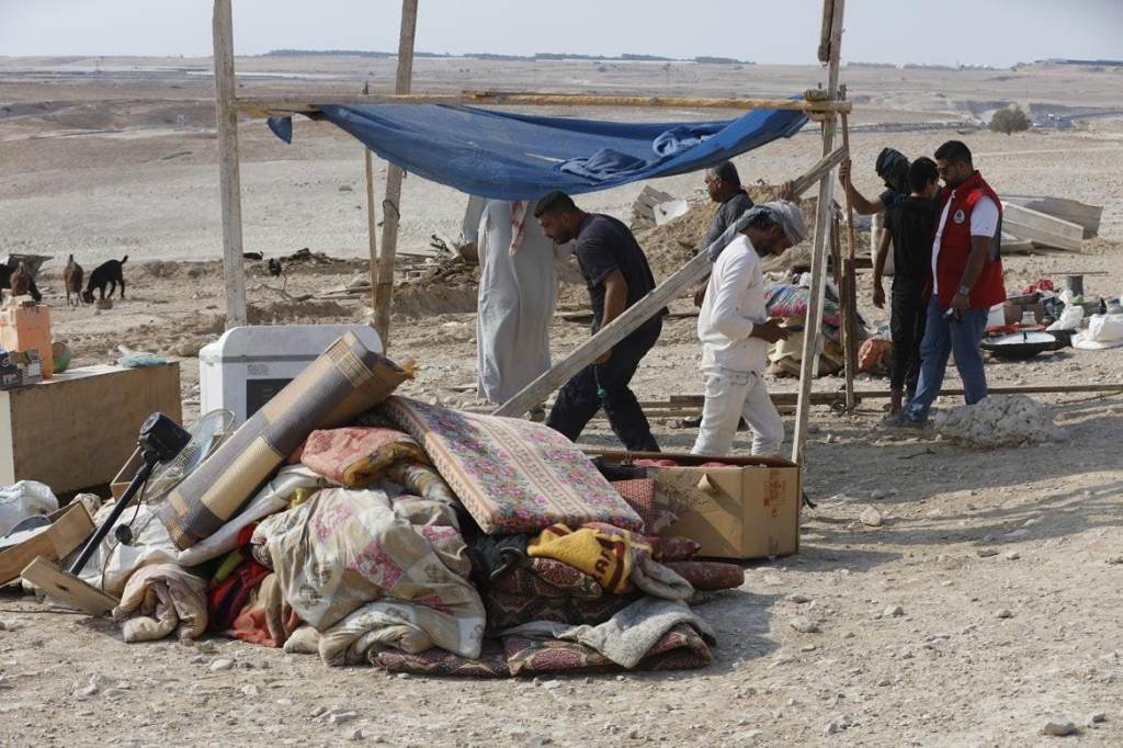 הרס מבנים בכפר אל עוג'ה בבקעת הירדן