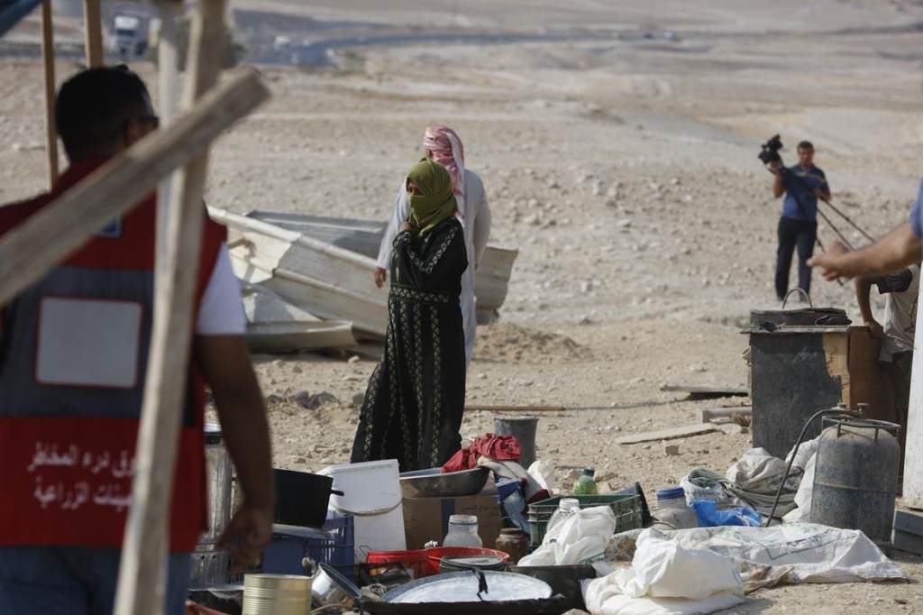 הרס מבנים בכפר אל עוג'ה בבקעת הירדן