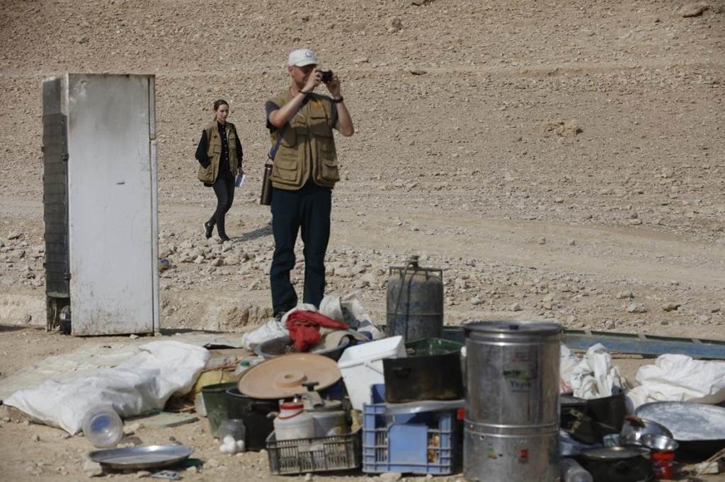 הרס מבנים בכפר אל עוג'ה בבקעת הירדן