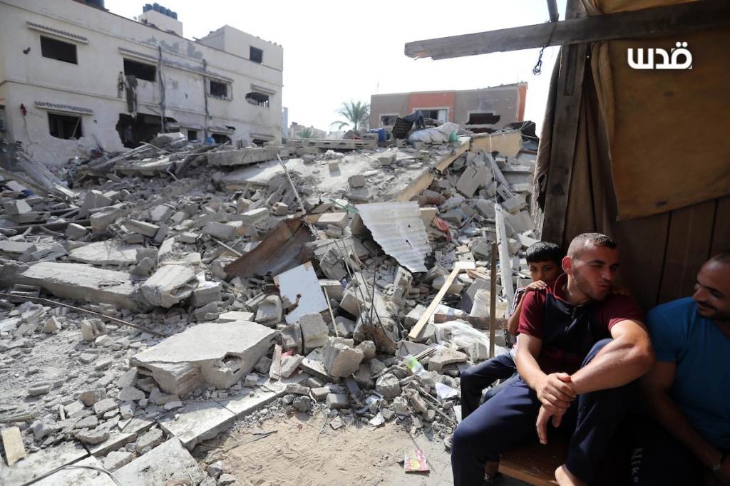 Some of the ruins she left behind 

The aggression of the occupation forces in

 Rafah, Gaza Strip