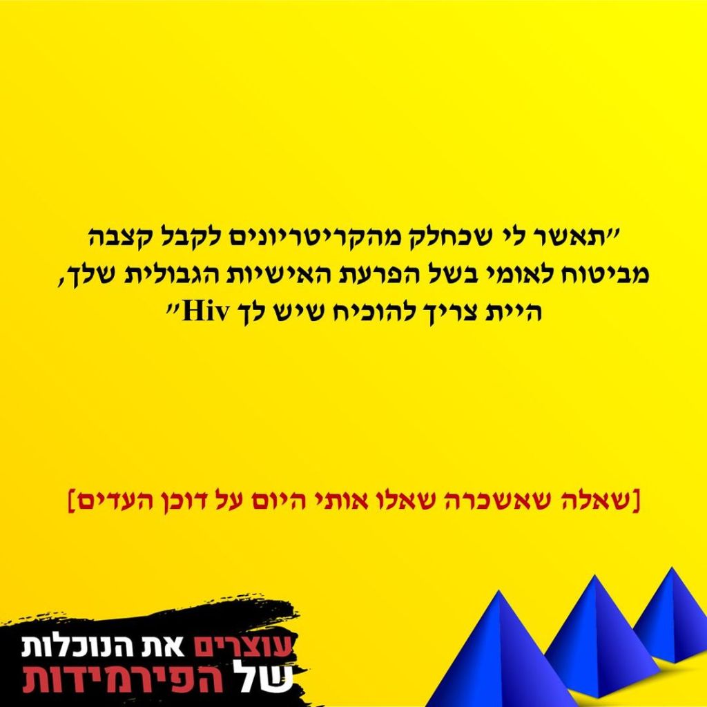 עוצרים את נוכלות הפירמידות הקבוצה של שגב ישראל אפריאט 