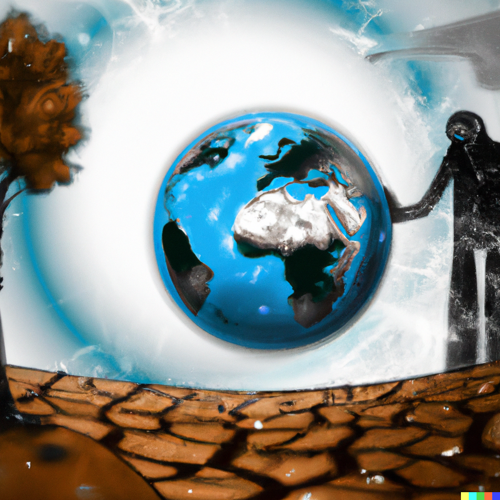 hostile world scenario digital art